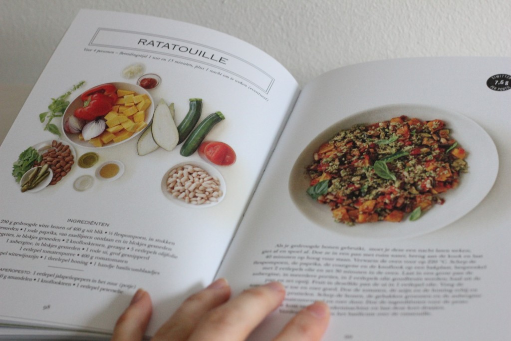 Eiwitrijk kookboek binnenkant @ Lauriekoek.nl