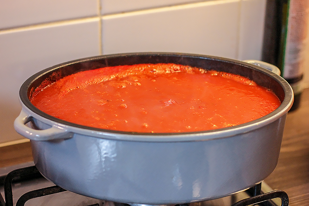 Recept: Tomaten-paprikasoep @ Lauriekoek.nl