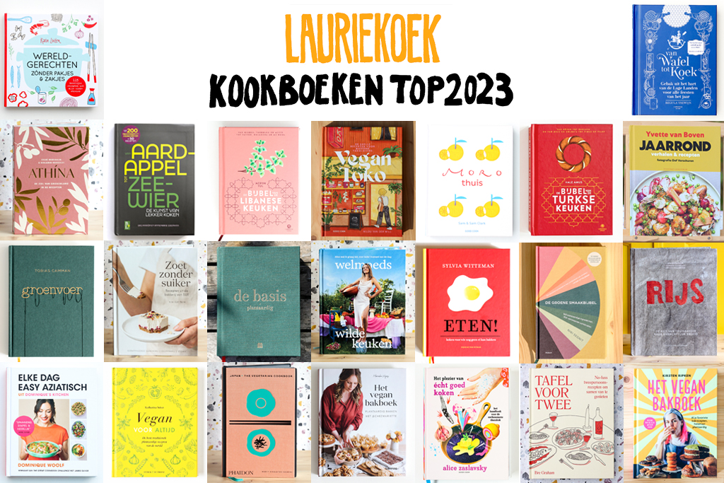 De kookboeken top 23 van 2023 - Lauriekoek